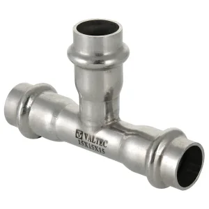 Тройник из нержавеющей стали 35х28х35 Valtec, (VTi.931) (уп. 5 шт)