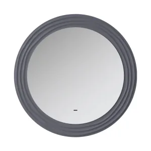 Зеркало с подсветкой Мираж/Mirage 80, графит софт (EQUIL)