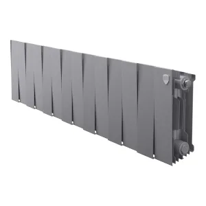 Радиатор биметаллический Royal Thermo PianoForte 200 Серебристый — 14 секц.