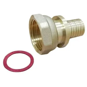 Муфта VARMEGA Slide-fit переходная (переходник) с накидн. гайкой, 20х3/4″, латунь, VM51814