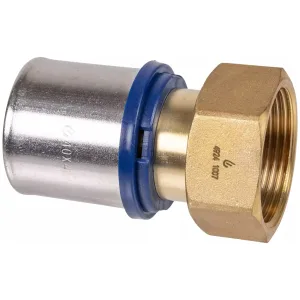 Штуцер обжимной для металлопластиковых труб Usystems MLC 40-G1 1/4″НГ