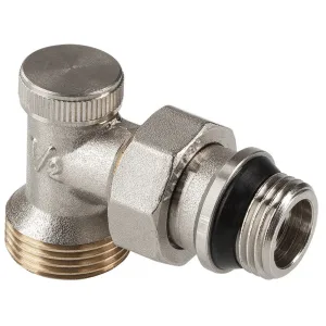 Клапан запорный угловой 1/2″х3/4″ под евроконус VT.019.NER.04