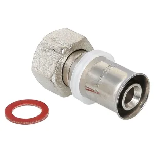 Соединение пресс Valtec VTm.222.N.001604 с накидной гайкой 16х1/2"