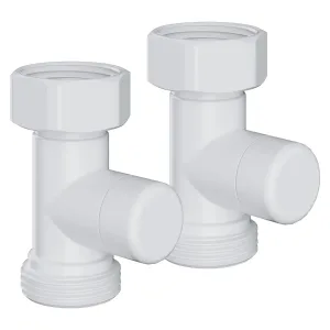 Набор нижнего подключения Royal Thermo Design прямой раздельный 3/4х3/4ЕК (белый)