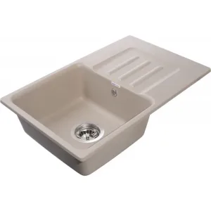Мойка комп. GRANFEST SMART GF-SM680L (681*433) Песок прямоугольная с крылом