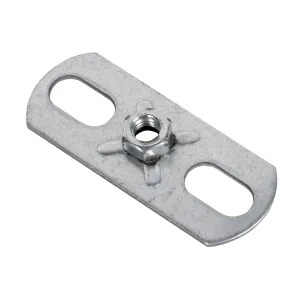 Пластина опорная SHUFT с гайкой М8 30х80х3,0 (упак.100шт)