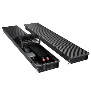 Конвектор внутрипольный Royal Thermo ATRIUM TURBO-80/250/2300-DG-U-BL
