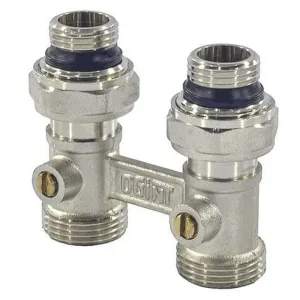 Узел OGINT нижнего подключения Ду15 Ру10 1/2×3/4″ евроконус прямой