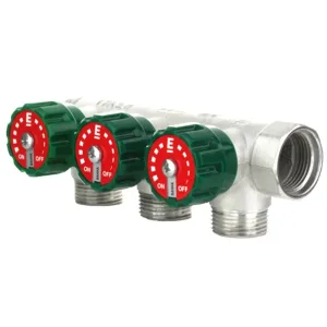 Коллектор модульный ELSEN 3/4″ 4х3/4″ ЕК TIN латунь