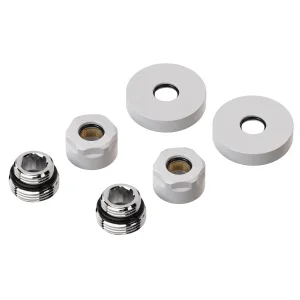 Набор подключения Royal Thermo Design 1/2″ ВР — 15 мм (белый)