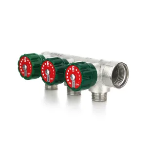 Коллектор модульный ELSEN 3/4″ 2х1/2″ НР TIN латунь