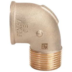 Угольник бронзовый РЕХАУ AURLINE 90гр. R1″ x Rp1″, RX+