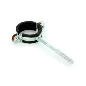 Хомут Uni-Fitt 1/2″ (20-24 мм) с резиновым уплотнителем, шпилькой и дюбелем