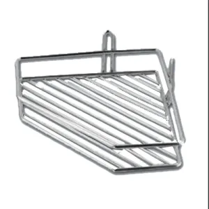 Полка угловая «Lider» (4025) трапеция, 1 ярус, 20*20*8 см хром