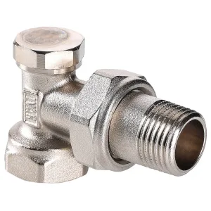 Клапан запорный угловой 3/4″ (Valtec VT.019)