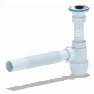 Сифон АНИ Юнг 1 1/4″*32 с гибкой трубой 32*40 (BM1010)