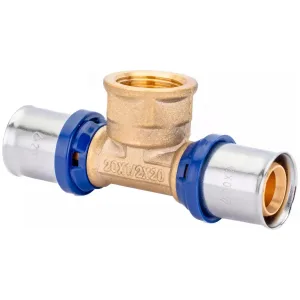 Тройник пресс для металлопластиковых труб Usystems MLC Plus 26-Rp1″ВР-26