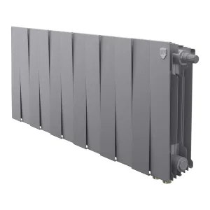 Радиатор биметаллический Royal Thermo PianoForte 300 Серебристый VR80 — 12 секц.