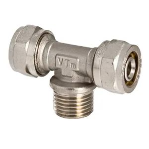 Тройник обжим с наруж. резьбой TM 20 (2,0) х 3/4″ VALTEC (VTm.333.N.200520)