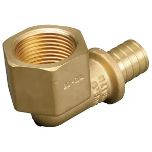 Угол Royal Thermo ritable аксиальный, латунь ВР 25х3/4