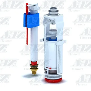 Набор с нижней подводкой 1/2″ с лат. штуцером, кн. хром АНИ пласт (WC8520C)