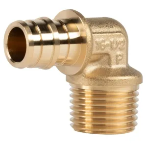 Угол Royal Thermo ritable радиальный переходной, латунь НР 20х1/2