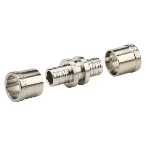 Муфта VARMEGA ремонтная, 16×2.0, в комплекте с гильзами, латунь, VM50650