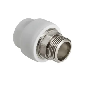 Муфта PPR белая комби.НР 50 х1 1/2″ под ключ «VALTEC» (VTp.707.0.05008)