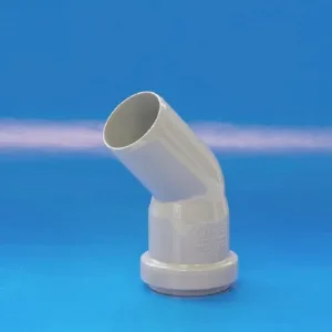 Отвод ПП Дн110х45 гр. с кольцом (Политэк)