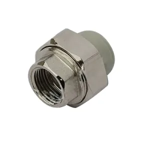 Муфта PPR серая разъемная ВР 20 х 1/2″ ФД-пласт (7592)