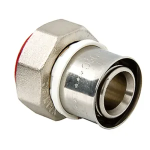 Муфта-пресс с накидной гайкой SF 16 x 1/2″ VALTEC (VTm.222.N.001604)