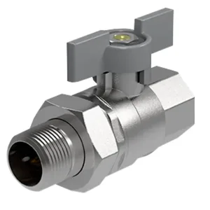 Кран шаровый Royal Thermo EXPERT 3/4", НГ, бабочка