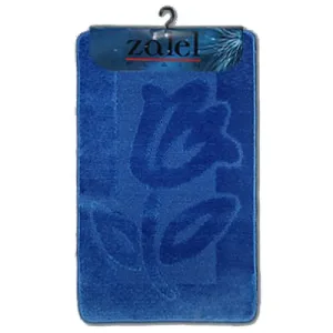 Коврик для ванной «Zalel» 60х100см (ворс) синий