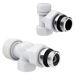 Набор термостатический осевой Royal Thermo Design 1/2″М30х1,5 (Белый)