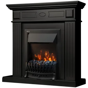 Портал Firelight Bianco Classic черная эмаль