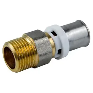 Муфта STI пресс латунь ДН 16х 1/2″ НР
