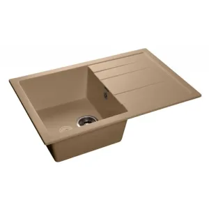 Мойка комп. GRANFEST Quadro GF-Q780L (780х500) Топаз,прямоугольная с крылом