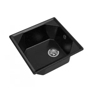 Мойка комп. GRANFEST UNIQUE GF-U-500 (500х500) Черный,квадратная