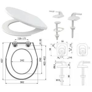 Сиденье A60 (AlcaPlast)