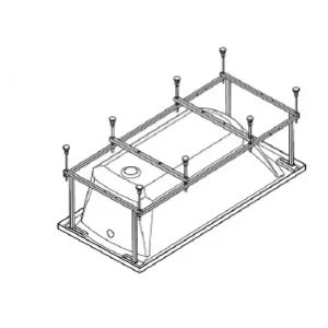 Монтаж. комплект к ванне 170х75 МОНАКО XL (1WH112423) Santek