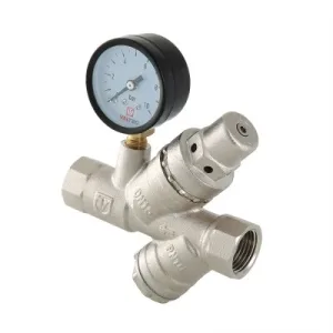 Клапан подпиточный с фильтром и манометром 1/2 Valtec VT.515.N.04