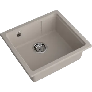Мойка комп. GRANFEST URBAN 4550 (450х500) песочный прямоуг, универсальный монтаж