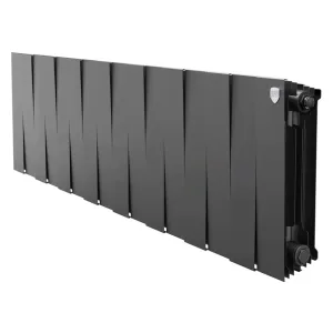 Радиатор биметаллический Royal Thermo PianoForte 300 Чёрный — 16 секц.