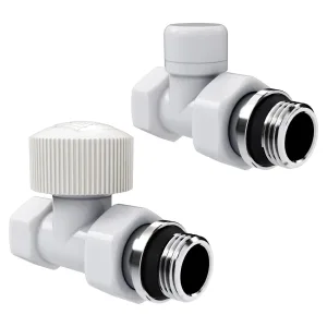 Набор термостатический прямой Royal Thermo Design 1/2″М30х1,5 (Белый)