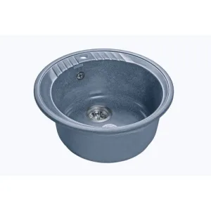 Мойка комп. GRANFEST Rondo GF-R520 (D=520) Графит,круглая