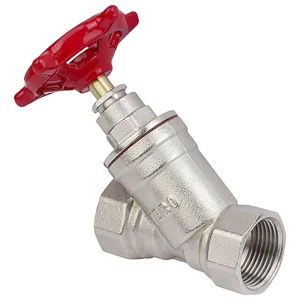 Вентиль запорный латунный TEBO косой ВН/ВН 3/4″ (8/64), T-Вк.601.34.CN