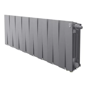 Радиатор биметаллический Royal Thermo PianoForte 300 Серебристый VR80 — 16 секц.