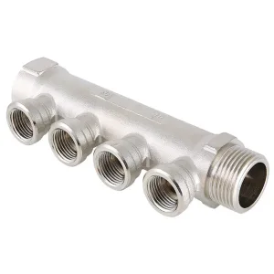 Коллектор внутренняя резьба 3 выхода 1″ * 1/2″ (VTc.550.N) (Valtec)
