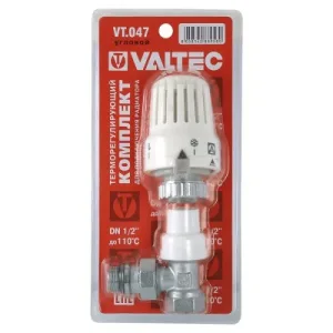 Клапан с термостатической головкой для рад. угловой 1/2″ VT.047.N.04
