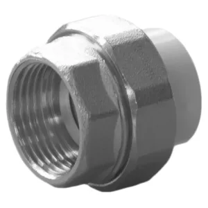 Муфта комбинированная полипропиленовая разъемная PPRC ВР 20х3/4″ внутренняя резьба, белая